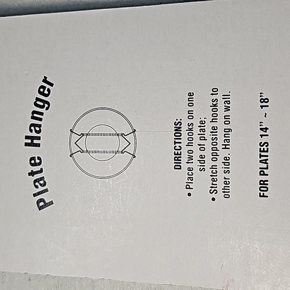 3 for$20💥- 3 Plate Hangers 14"-18" - Picture 4 of 5